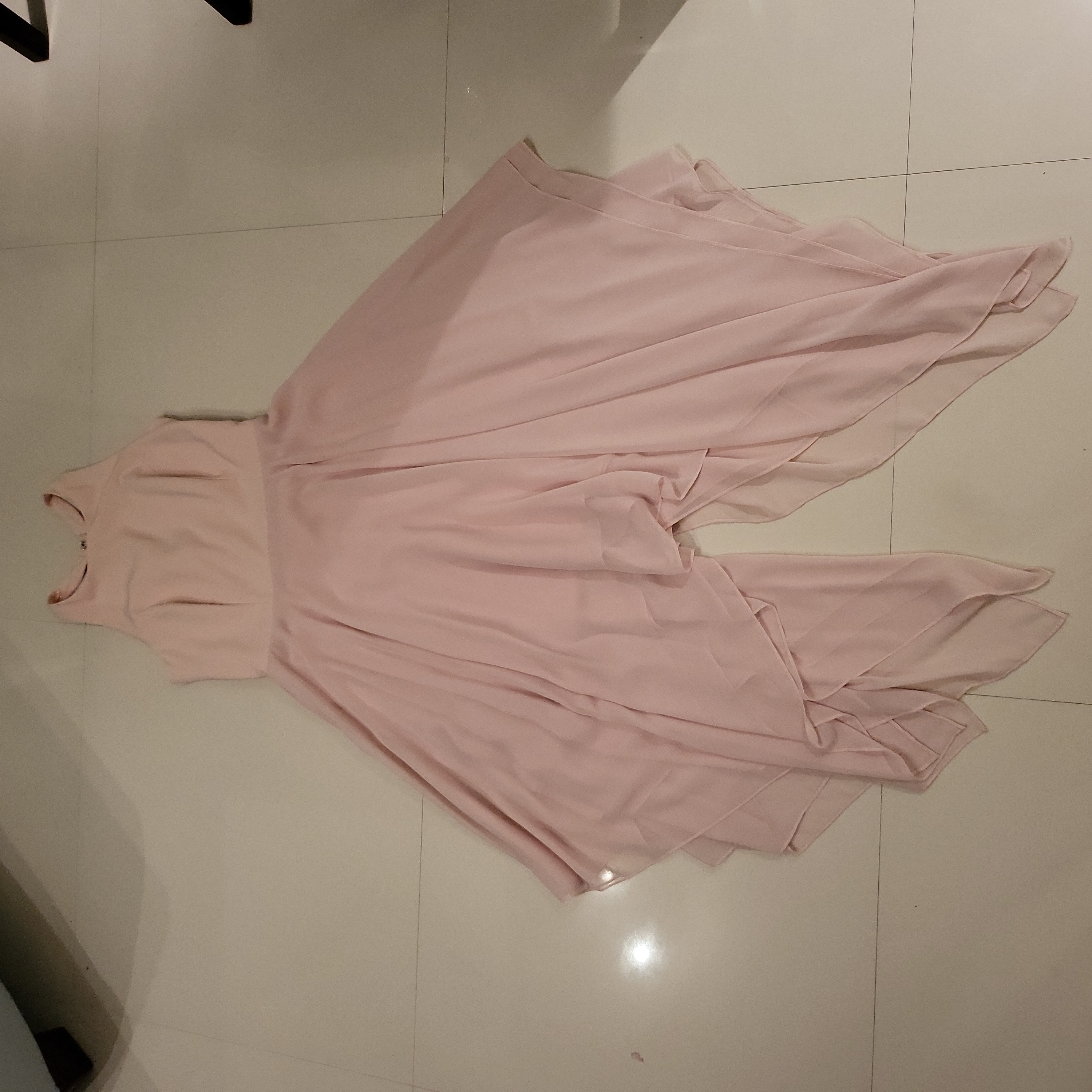 Aidan Mattox Blush Cocktail Dress